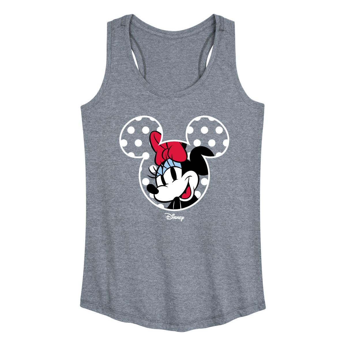 Women's - Disney - Minnie Ears Graphic Racerback Tank
