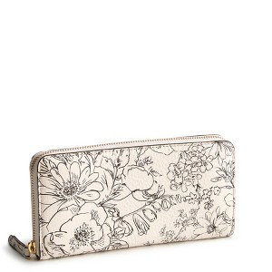 Vera Bradley Women's Leather Continental Wallet - 1 of 3