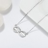 Infinity Love Pendant Necklace for Women  Sterling Silver Ginger Lyne Collection - 3 of 4