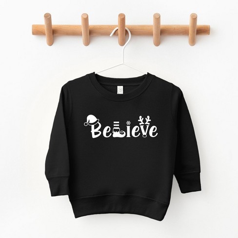 The Juniper Shop Believe Christmas Toddler Graphic Sweatshirt - image 1 of 3