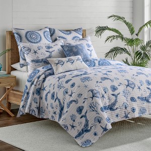 Batik Ocean Quilt Set - Levtex Home - 1 of 4