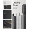13 Gallon Automatic Trash Can - Motion Sensor & Touch Open, Stainless Steel, Soft-Close Lid, Includes 15 Bags - 4 of 4