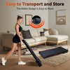 Naysaye Walking Pad Treadmill with 8 Degree Incline Portable Compact for Home Office, Black and Gray, 45.7"*19.9"*4.9" - 4 of 4