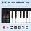 37-Key USB MIDI Keyboard Controller with Pitch & Modulation Wheels, Portable Lightweight Design for Students, Home Studio & Music Creation - 3 of 4