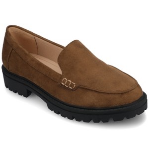 Journee Women's Comfort Systems Erika Medium and Wide Width Loafer - 1 of 4