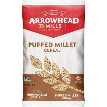 Arrowhead Mills Natural Puffed Millet Cereal 6 oz Pkg