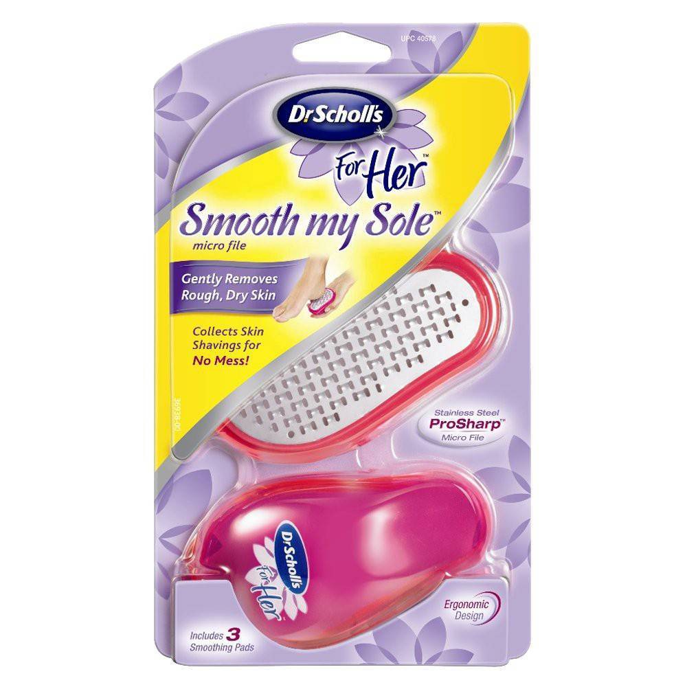 UPC 011017405788 product image for Dr Scholl's For Her Smooth My Sole Micro File | upcitemdb.com