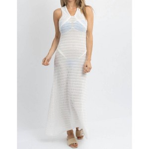 Women's SHORESIDE CROCHET COVERUP DRESS - Style U - 1 of 4
