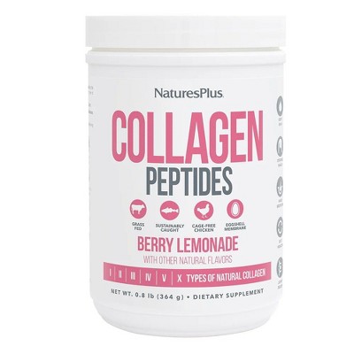 Berry Lemonade Collagen Peptides by Nature's Plus  -  0.8 lb(364 g) Powder