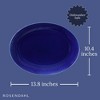 Lyngby Porcelain Rhombe Color Oval Serving Dish, 13.8 Inch, Perfect for Entertaining, Party - 3 of 4