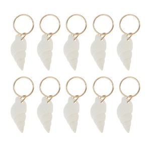 Unique Bargains Wings Hair Ring Pendants 10 Pcs - 1 of 4
