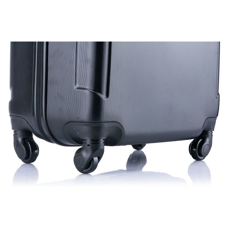 InUSA Pilot Lightweight Hardside Large Checked Spinner Suitcase, 6 of 8