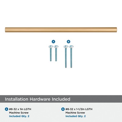 Amerock Caliber Champagne Bronze 8-13/16 inch Cabinet Pull