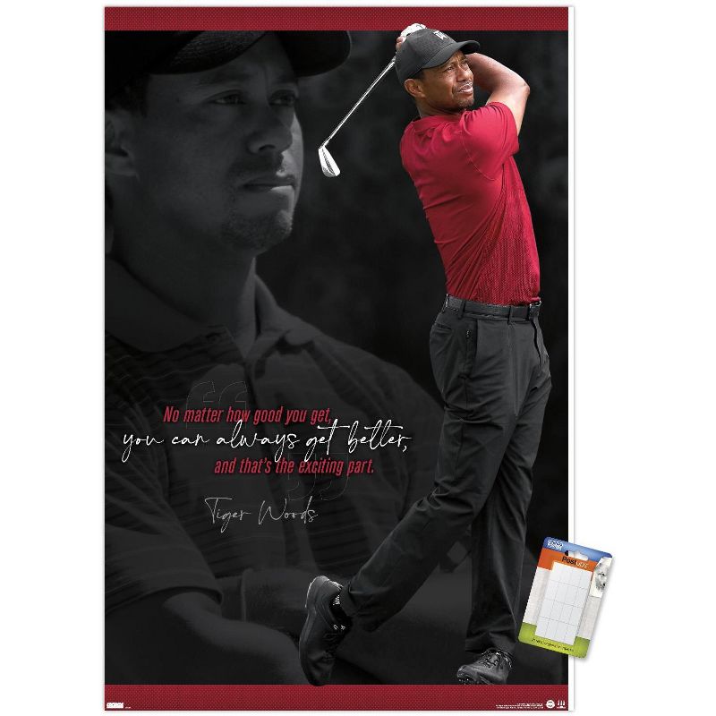 Trends International Tiger Woods - Always Get Better Unframed Wall Poster Prints, 1 of 7