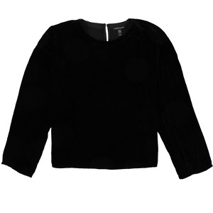Eileen Fisher Womens Velvet Pullover Blouse - 1 of 2