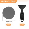 Unique Bargains PEVA Self Adhesive Round Bathtub Stickers 20 Pcs with Scraper 3.1" - 2 of 4