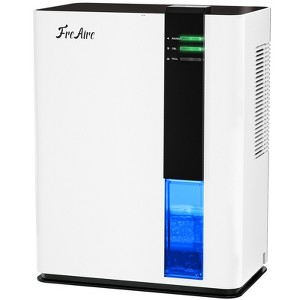 2 Pints Portable Dehumidifier for Home & Basement, Sleep Mode 650 sq ft，High-Efficiency Quiet Air Dryer, White - 1 of 4