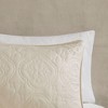 Sapphtopaz Oversized Reversible Queen Comforter Set Medallion Quilting Technique Quilt Set Bedspread 1 Quilt, 2 Pillow Shams, Machine Washable - 2 of 4