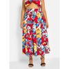 Rebdolls Women's Analise Floral Print Skater Maxi Skirt - 3 of 4