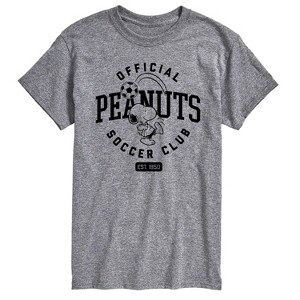 Men's - Peanuts - Peanuts Soccer Club Short Sleeve Graphic T-Shirt - 1 of 4