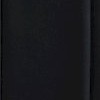 black vegan leather/natural