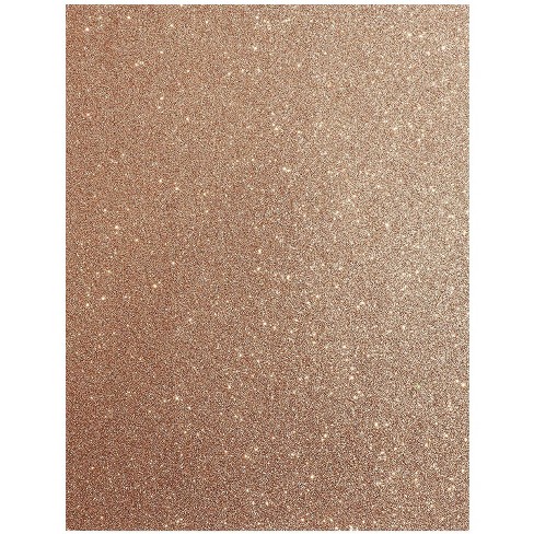 24x Glitter Cardstock Paper Diy Crafts Gift Box Wrapping Rose Gold 11 X 8 5 In Target