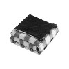 50"x60" Printed Velvet to Solid Faux Shearling Throw Blanket - Sutton Home Fashions - 2 of 4