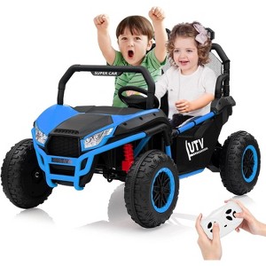 24V  Ride-On UTV for 2 Kids - 400W Electric Truck with Remote Control, 4.5MPH Max Speed, Four-Wheel Suspension & Music - 1 of 4