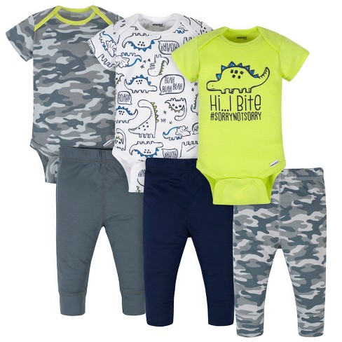 Onesies® Brand Baby Boys' Bodysuits & Pants 6-piece Set : Target