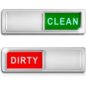 Dishwasher Magnet Clean Dirty Sign Non-Scratching Strong Magnet - 1 of 4