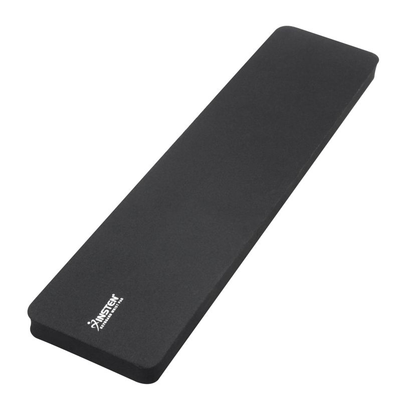 Insten Keyboard Wrist Rest Pad, Anti-Slip Ergonomic Palm Cushion Support for Comfortable Typing and Pain Relief, 17.3 x 3.7 in, Black, 1 of 7