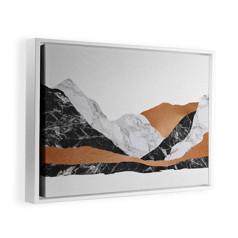 Orara Studio Marble Landscape Framed Art Canvas White - Deny Designs, 3 of 6