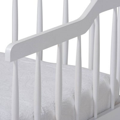White Twin to King Expandable Wood Spindle Daybed