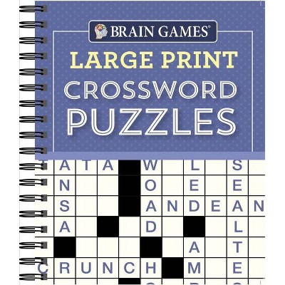 Brain Games - Large Print Sudoku Puzzles (Arrow) - (Brain Games Large  Print) by Publications International Ltd & Brain Games (Spiral Bound)