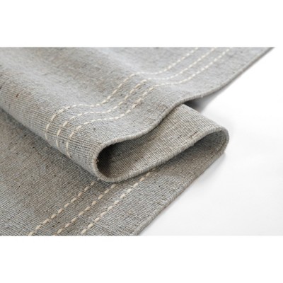 Oliver Light Blue Hand-Loomed Wool and Viscose Rug