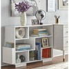 30" Leon Mid-Century Bookcase White - Angelo:HOME: Fixed & Open Back, MDF Cube Storage - 2 of 4