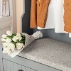 Famapy Wood 3-in-1 Hall Tree with 4-Metal Hooks Storage Bench - 4 of 4