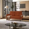 2-Seater Sofa Loveseat Upholstered Couch with Side Pockets - ModernLuxe - 2 of 4