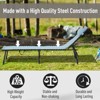 Gulches Outdoor Folding Chaise Lounge Chair, Patio Sun Tanning Chair,4-Position Reclining Back, Pillow,Mesh & Bungee Seat for Beach, Yard, Patio,Blue - 4 of 4