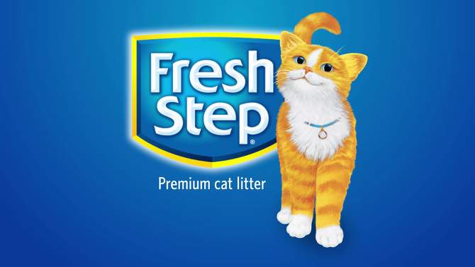 Fresh Step Clean Paws Multi-Cat with the Power of Febreze Scented Clumping Cat Litter - 22.5lbs, 2 of 16, play video