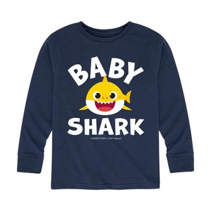 Boys' - Baby Shark - Baby Shark Long Sleeve Graphic T-Shirt - 1 of 4