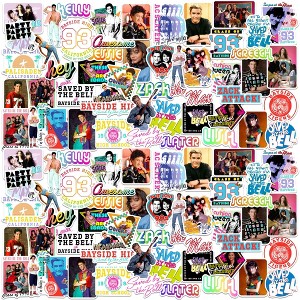 Saved by The Bell 100ct Vinyl Large Deluxe Stickers Variety Pack - 1 of 4