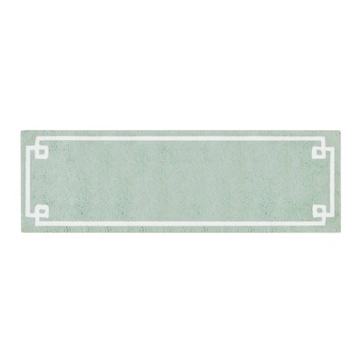 Geometric Cotton Tufted Bath Rug