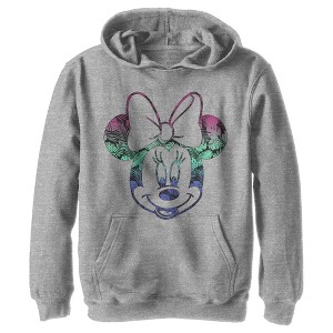 Boy's Disney Tropical Minnie Pull Over Hoodie - 1 of 4