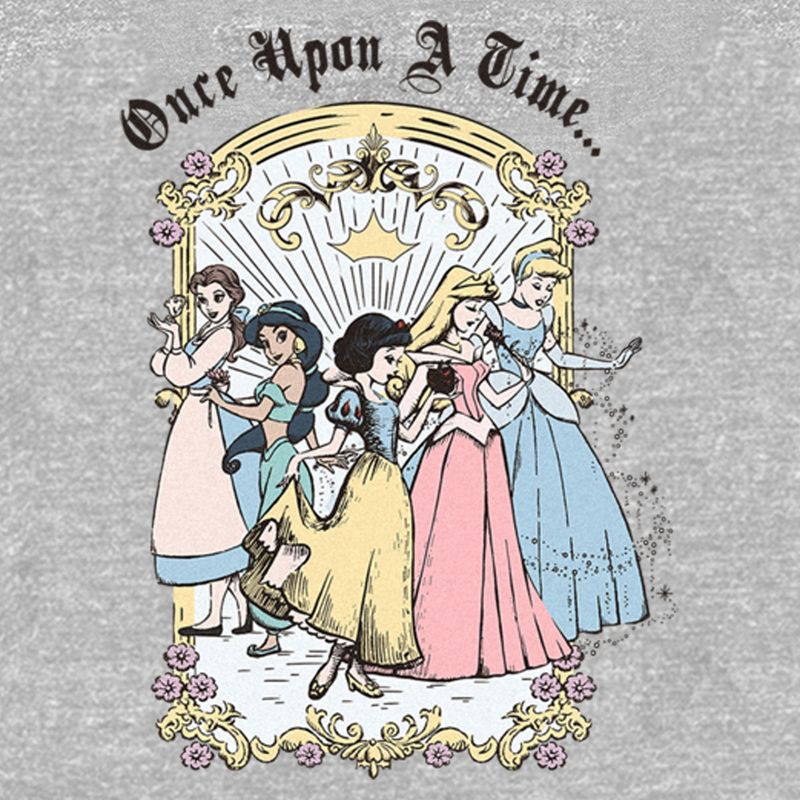 Junior's Disney Once Upon A Time Classic Group  Sweatshirt - Heather Gray - X Large, 2 of 3
