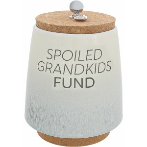 Pavilion Gift Company - Spoiled Grandkids - 6.5" Ceramic Savings Bank - Decorative Banks - 1 of 4