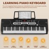 SUGIFT 61-Key Beginners Electronic Keyboard Piano Set w/ LCD Screen; Ideal for Keyboard Piano for Beginners - 4 of 4