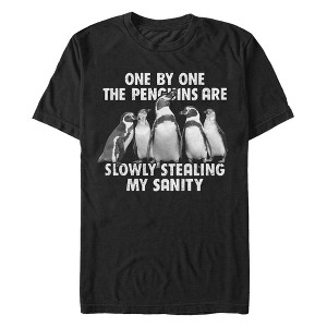 Men's Lost Gods One By One Penguins T-Shirt - 1 of 4