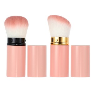 Unique Bargains Makeup Brush Kit Travel Retractable Angled Makeup Brush Eye Defining Brush Highlight Brush 2 Pcs - 1 of 4