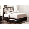 Platform Bed with Drawers - Modern Espresso Finish - Underbed Storage - Expandable Design - 3 of 4